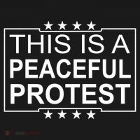 This Is A Peaceful Protest Pro Trump Backpack thumb 2