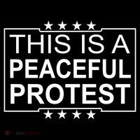 This Is A Peaceful Protest Pro Trump Coaster thumb 2