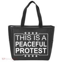 This Is A Peaceful Protest Pro Trump Tote Bag thumb 0