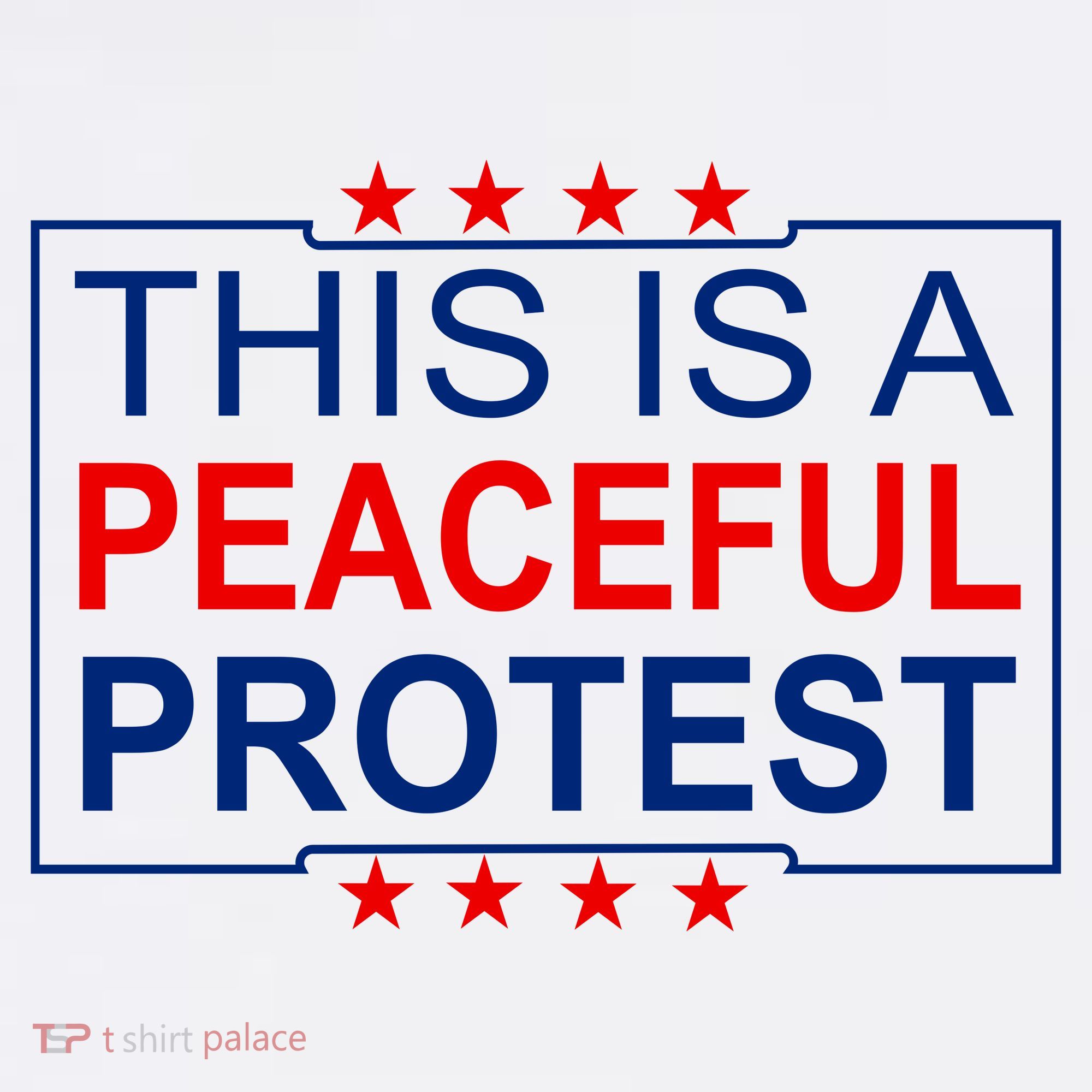 This Is A Peaceful Protest Pro Trump Women's Tank Top