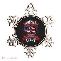 This is AMERICA if you don't like it LEAVE Ornament thumb 0