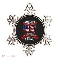 This is AMERICA if you don't like it LEAVE Ornament thumb 0