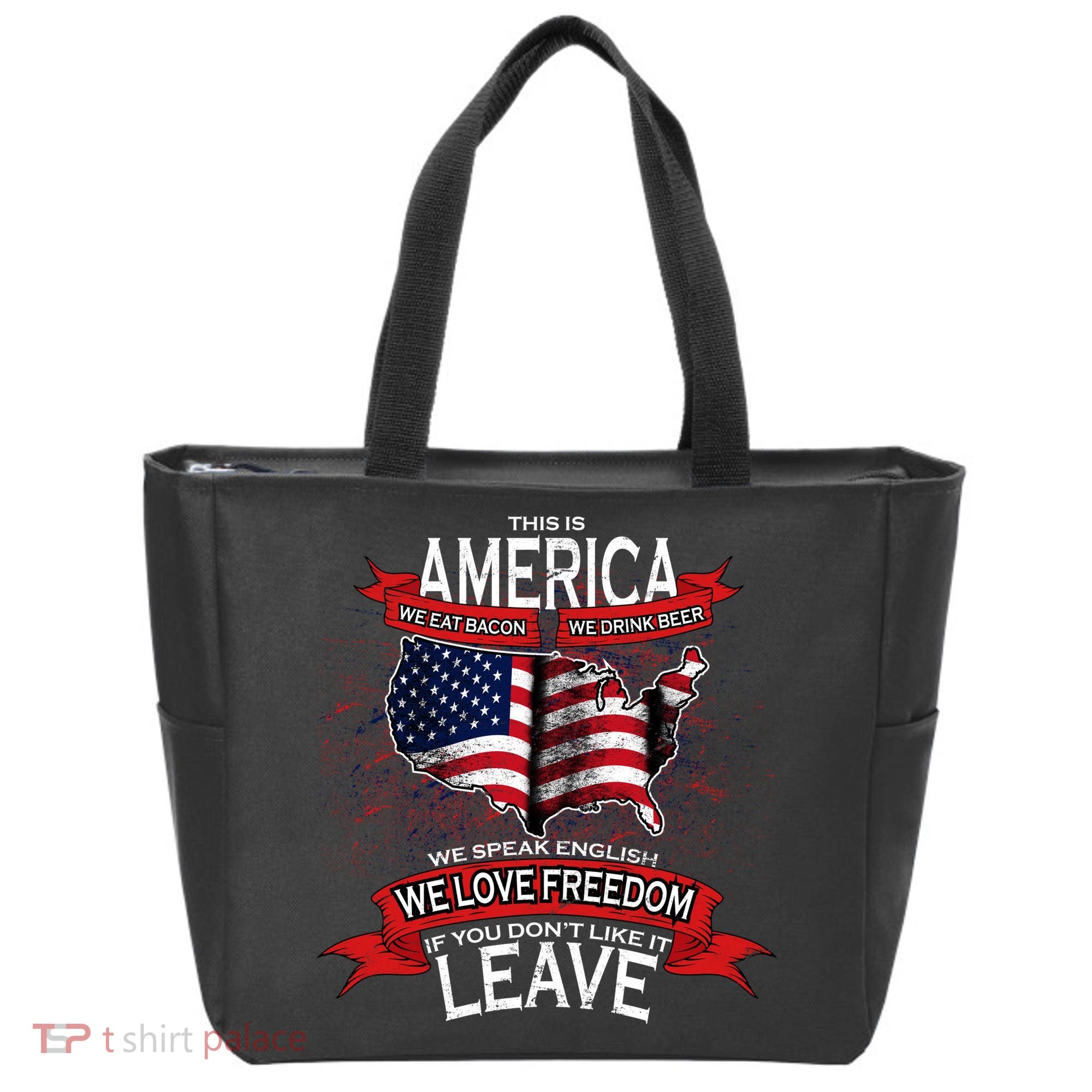 This Is America If You Don't like It Leave Tote Bag