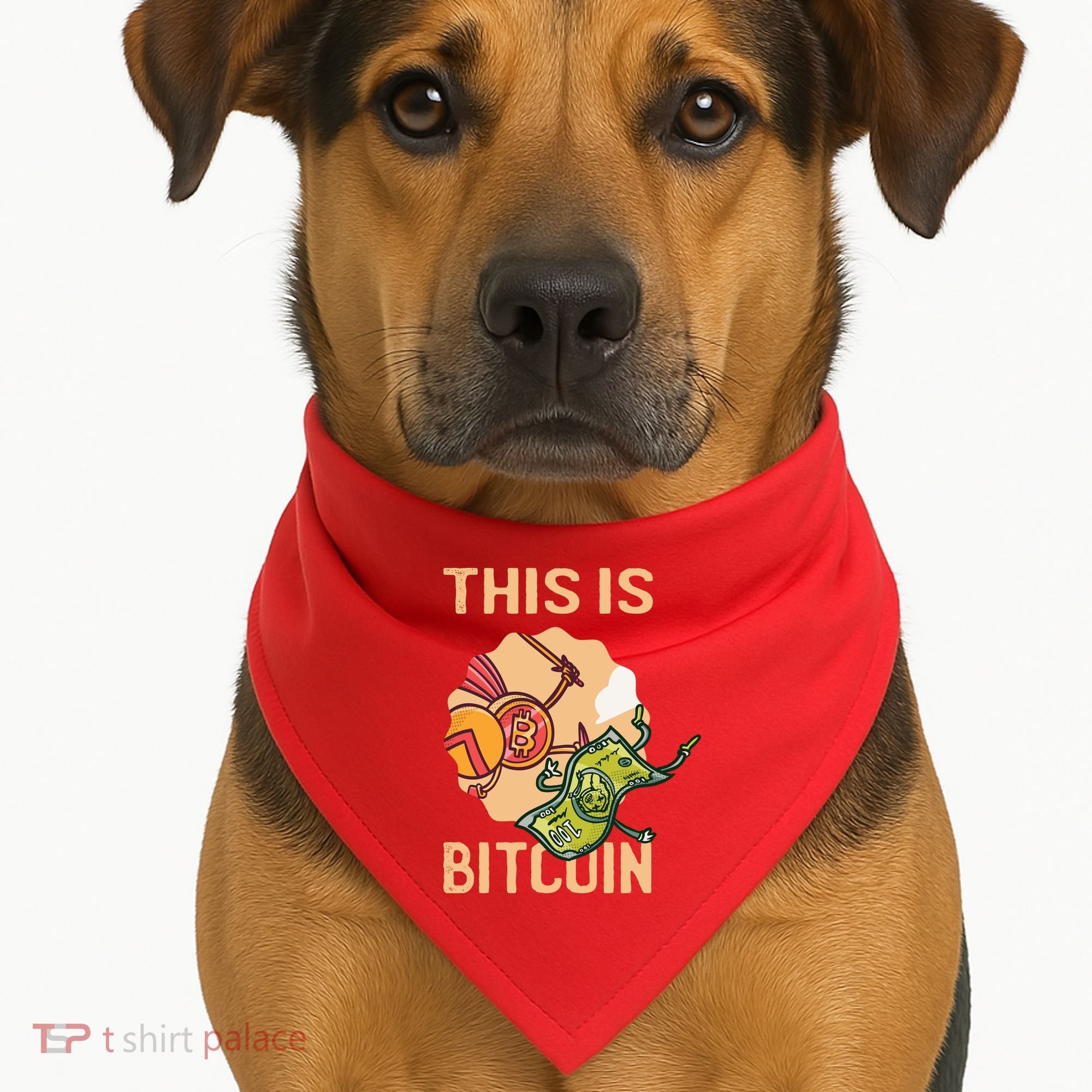 This Is Bitcoin USA-Made Doggie Bandana