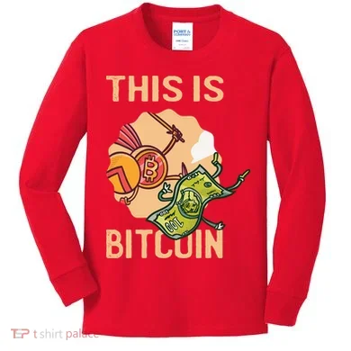 This Is Bitcoin Kids Long Sleeve Shirt