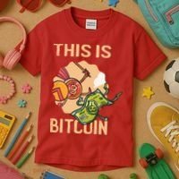 This Is Bitcoin Kids T-Shirt thumb 3