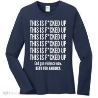 This Is F*CKED Up Beto for America Women's Long Sleeve Shirt thumb 0