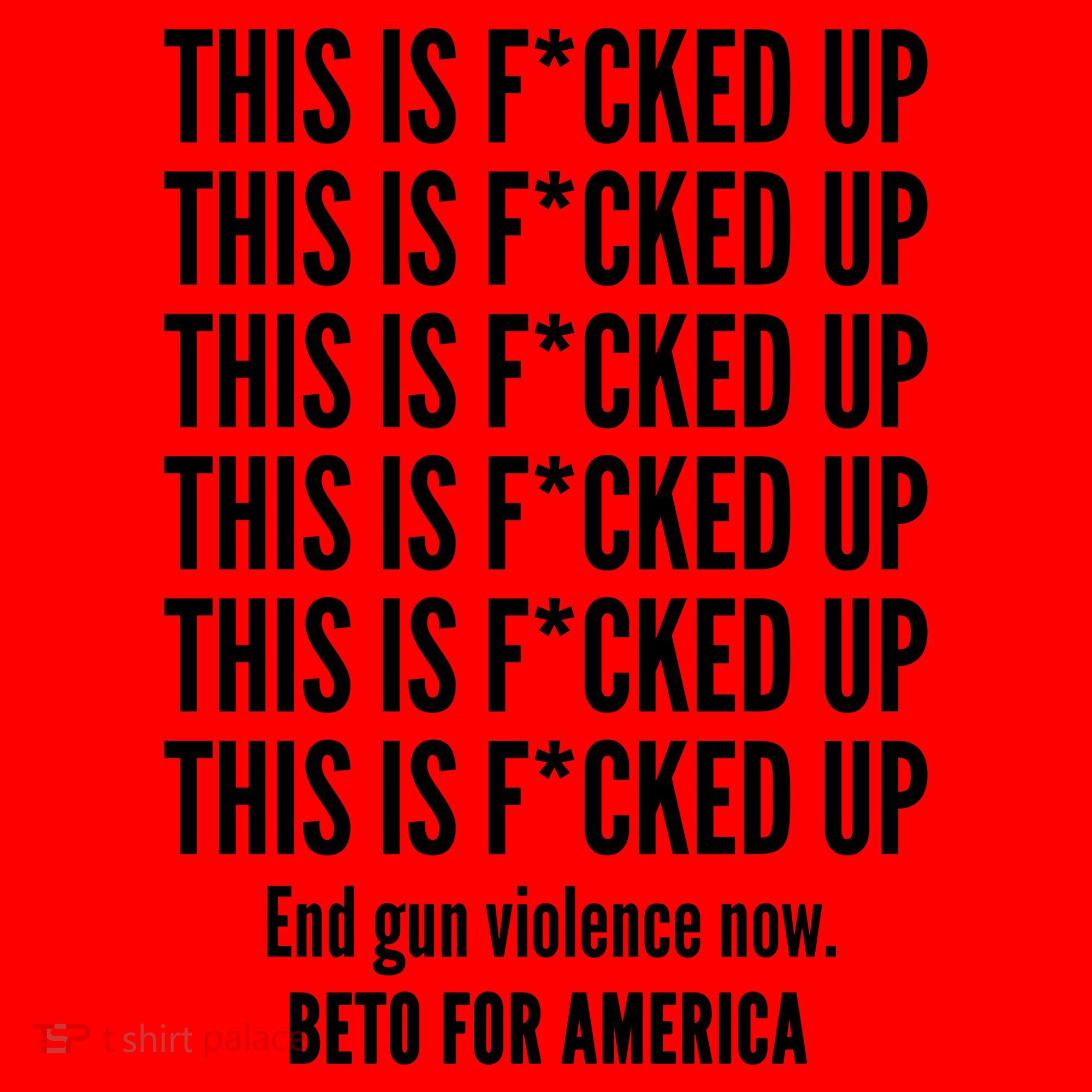 This Is F*CKED Up Beto for America Santa Hat