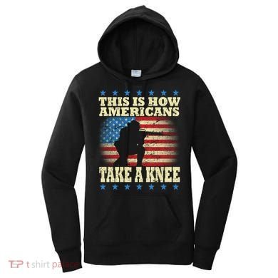 This Is How Americans Take a Knee Women's Hoodie
