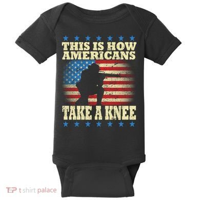 This Is How Americans Take a Knee Baby Bodysuit