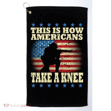 This Is How Americans Take a Knee Golf Towel