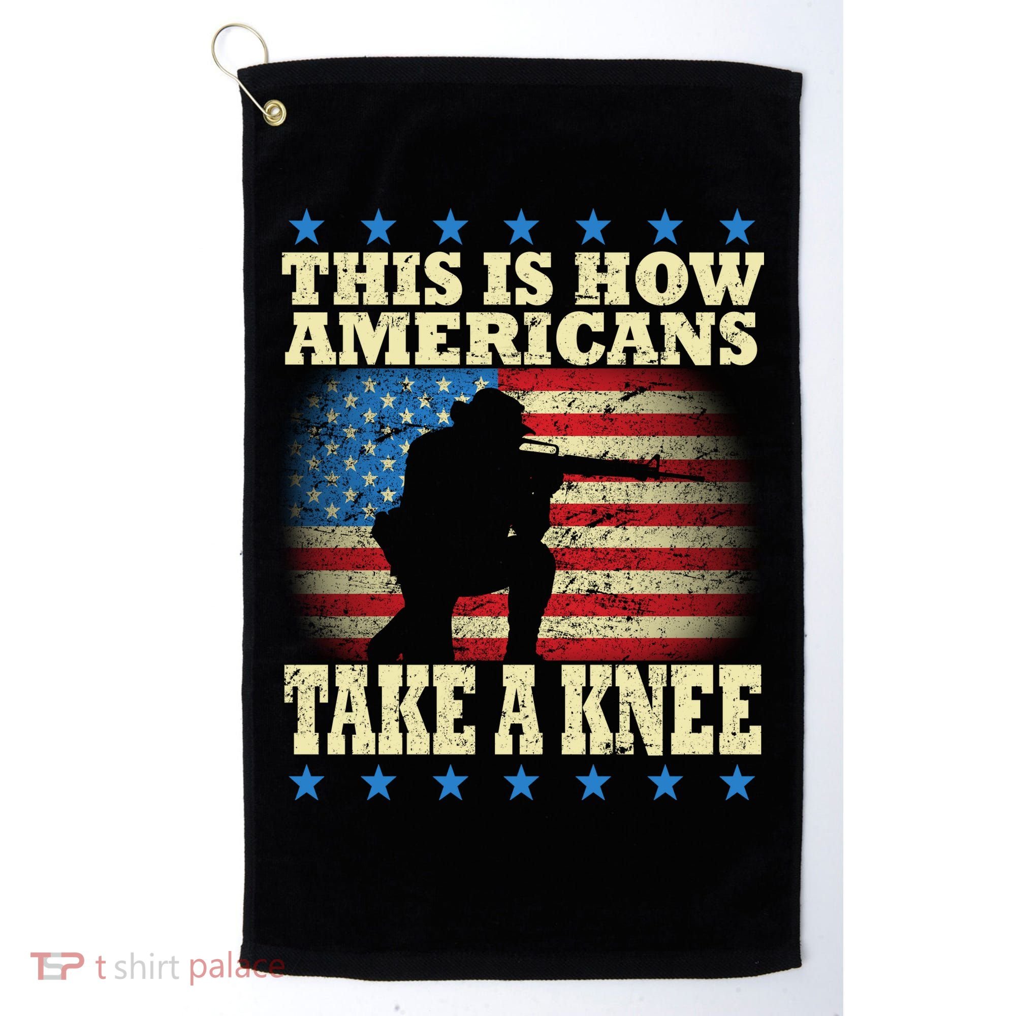 This Is How Americans Take a Knee Golf Towel