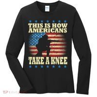 This Is How Americans Take a Knee Women's Long Sleeve Shirt thumb 0
