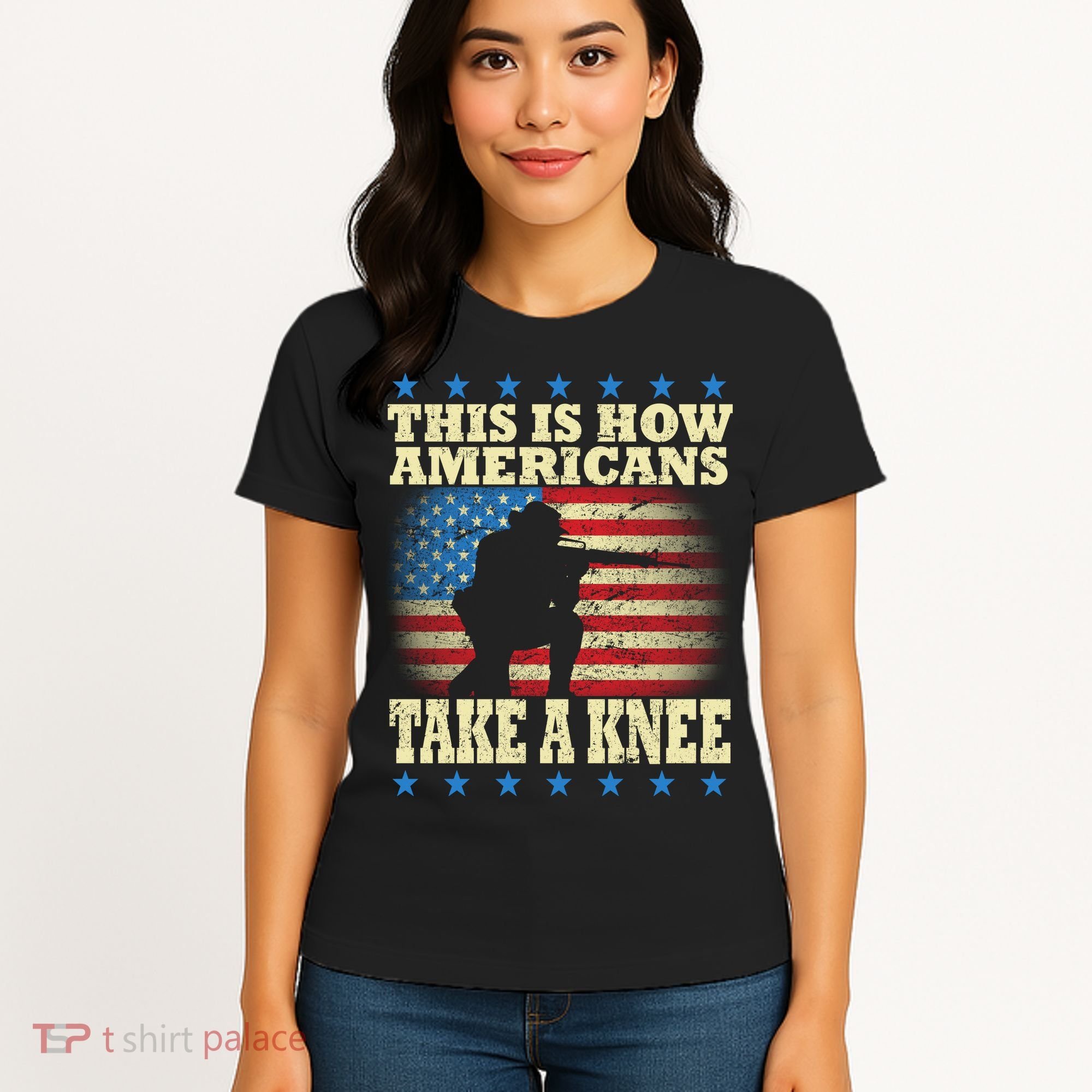 This Is How Americans Take a Knee Women's T-Shirt