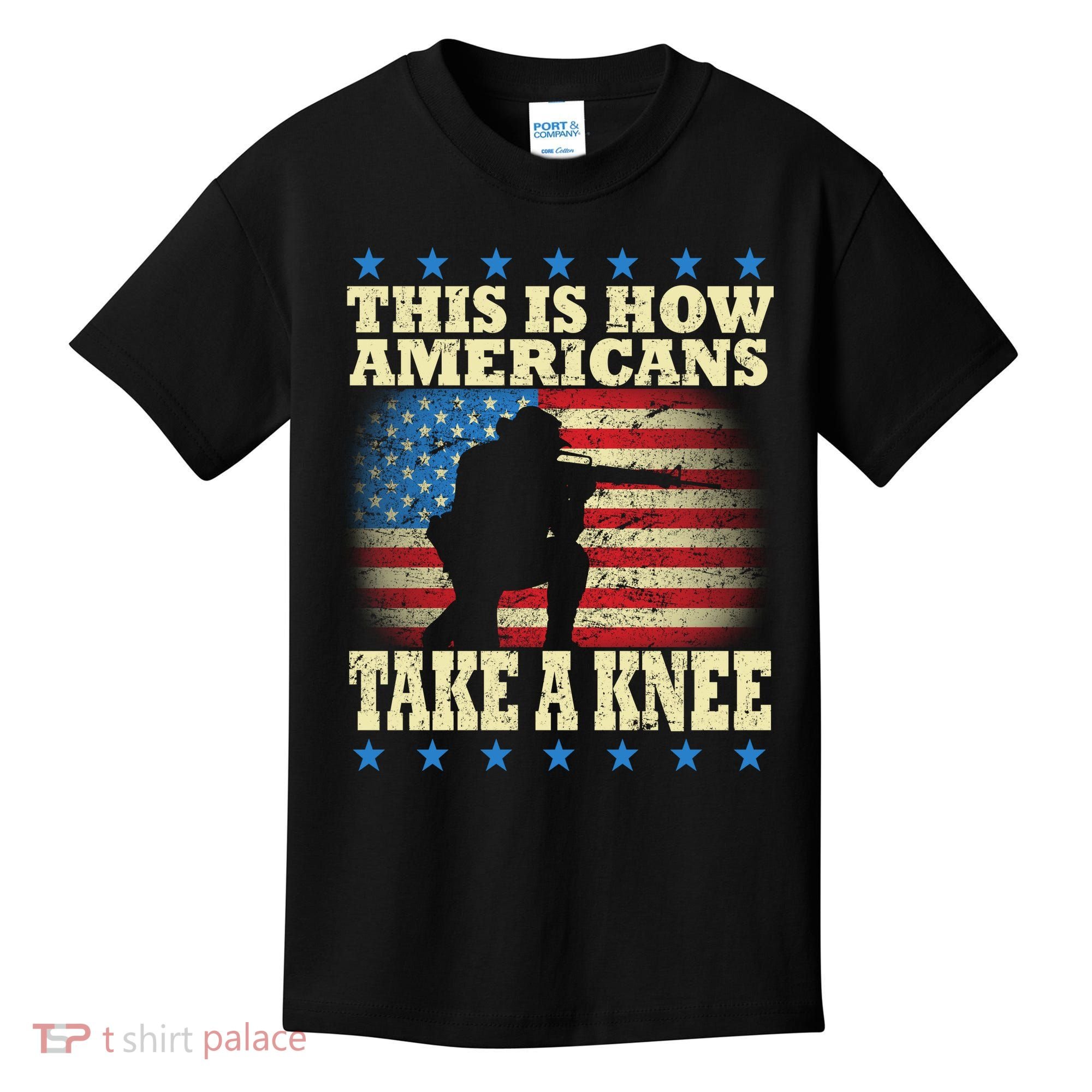 This Is How Americans Take a Knee Kids T-Shirt