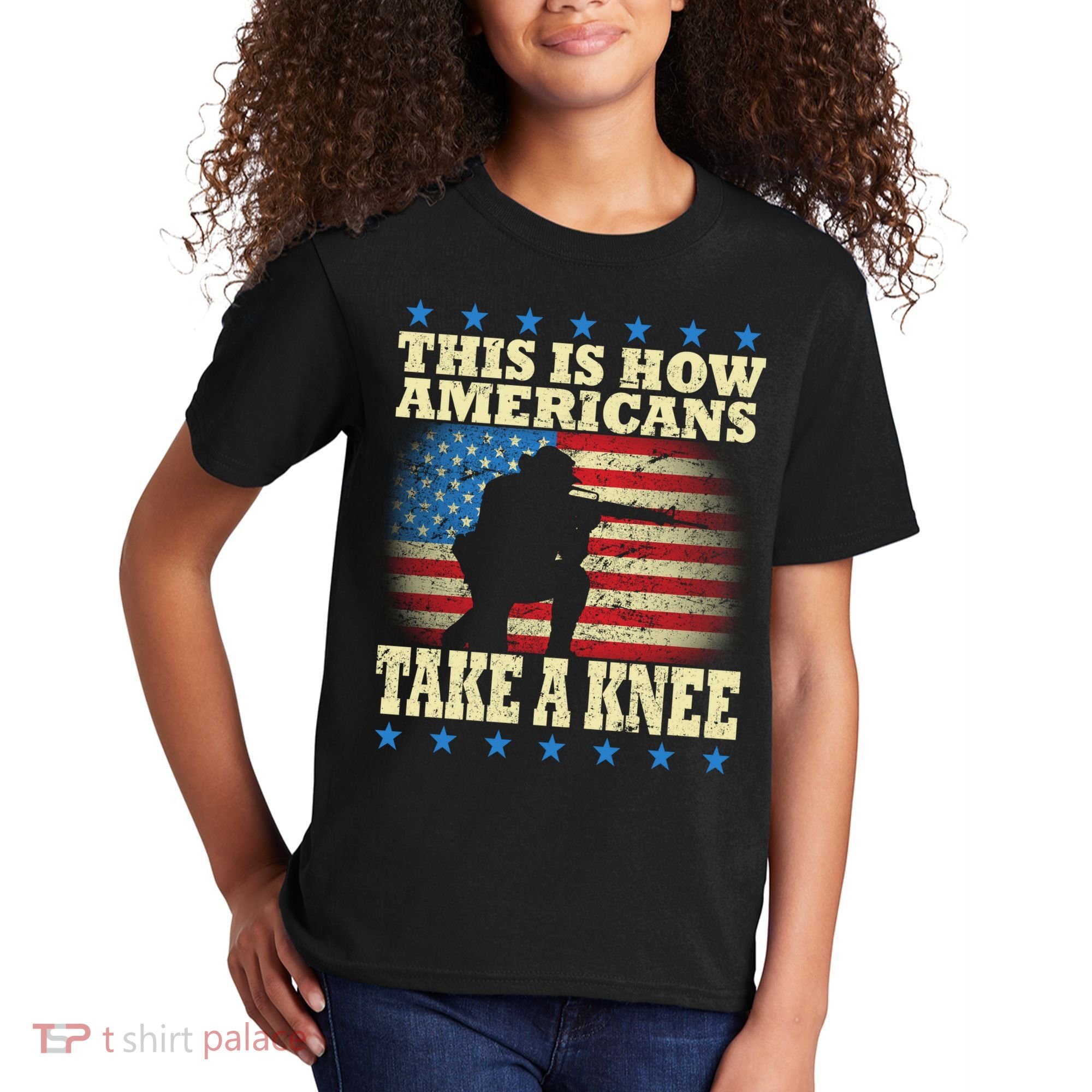 This Is How Americans Take a Knee Kids T-Shirt