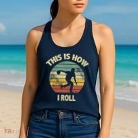 This Is How I Roll Bowling Women's Tank Top thumb 2