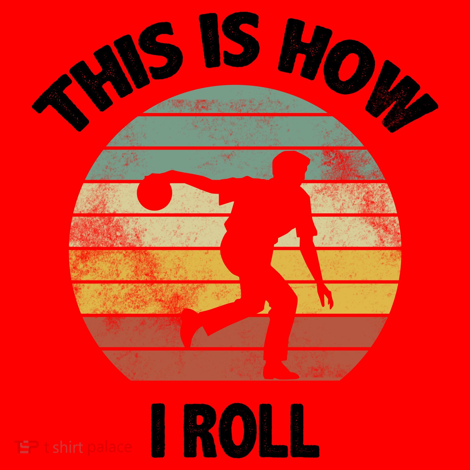 This Is How I Roll Bowling Santa Hat