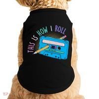 This is How I Roll Cassette Tape Retro 80s Doggie Tank thumb 0