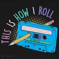 This is How I Roll Cassette Tape Retro 80s Doggie Tank thumb 4