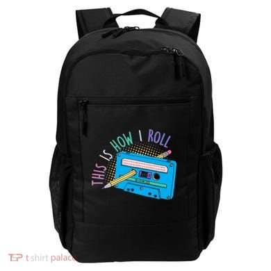 This is How I Roll Cassette Tape Retro 80s Backpack