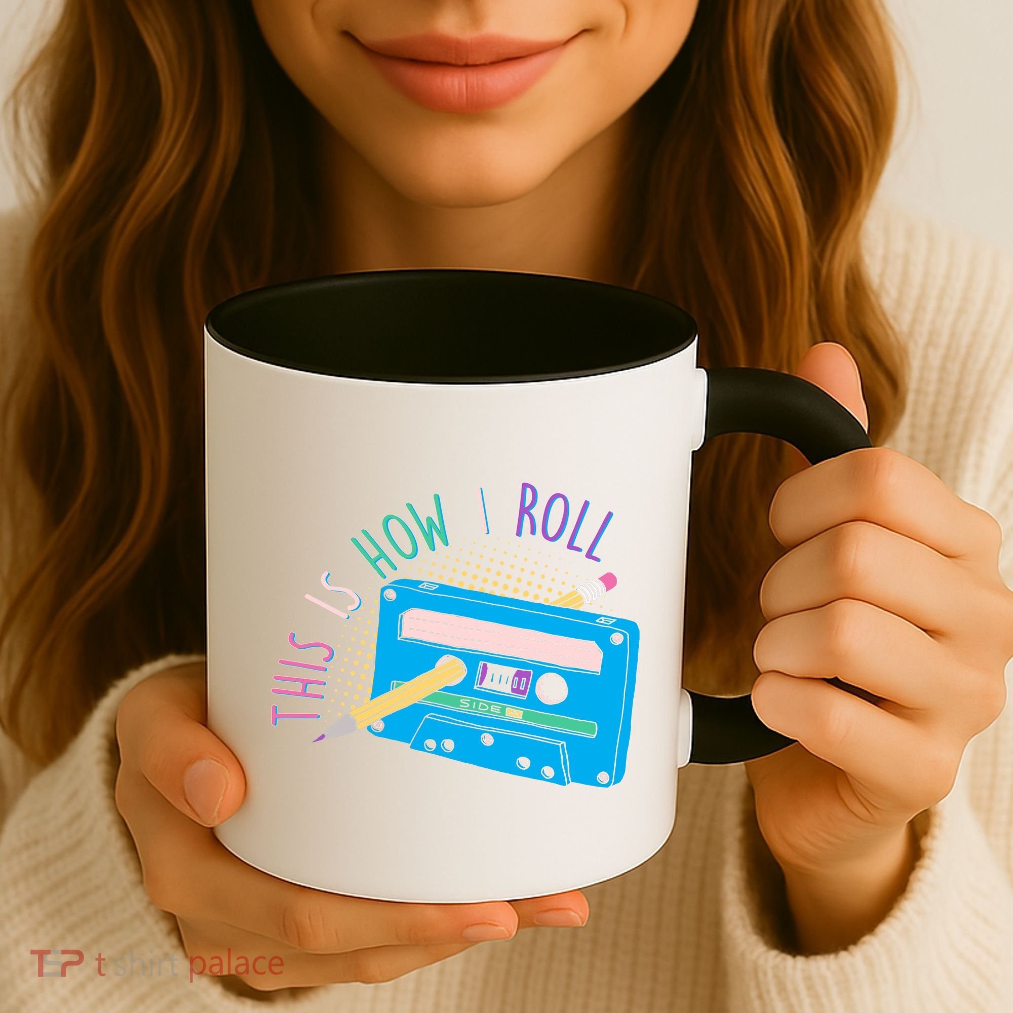 This is How I Roll Cassette Tape Retro 80s Coffee Mug