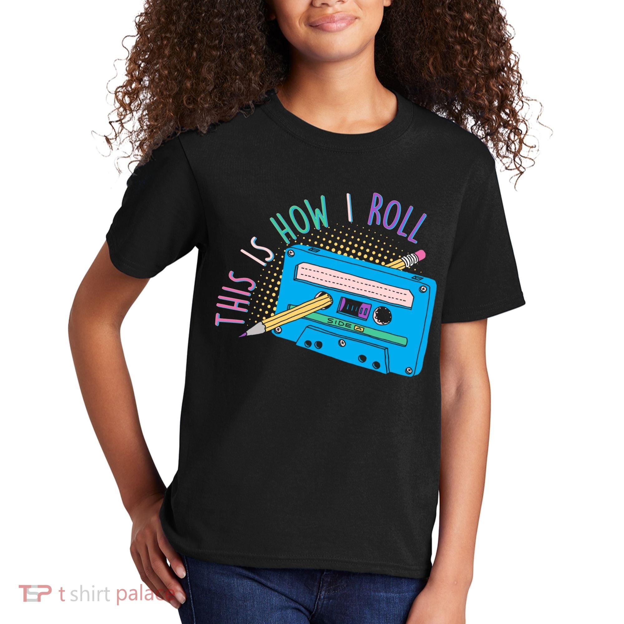 This is How I Roll Cassette Tape Retro 80s Kids T-Shirt