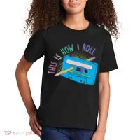 This is How I Roll Cassette Tape Retro 80s Kids T-Shirt thumb 2