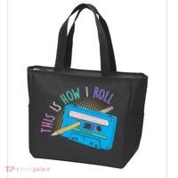 This is How I Roll Cassette Tape Retro 80s Tote Bag thumb 3