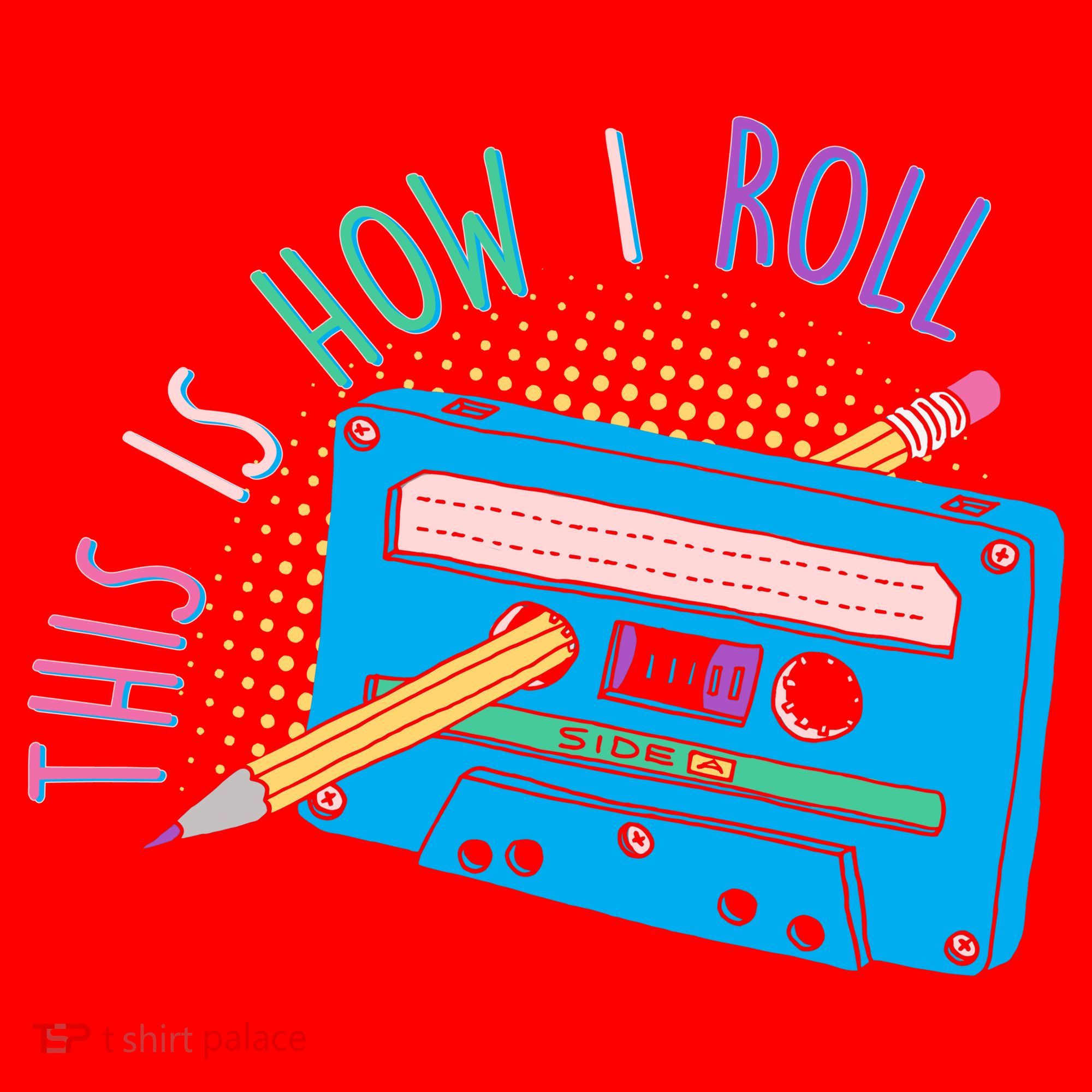 This is How I Roll Cassette Tape Retro 80s Santa Hat