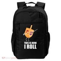 This is How I Roll Dreidel Dabbing Chanukah Backpack thumb 0