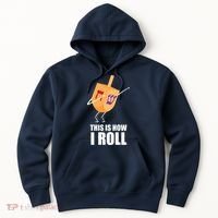This is How I Roll Dreidel Dabbing Chanukah Hoodie thumb 0