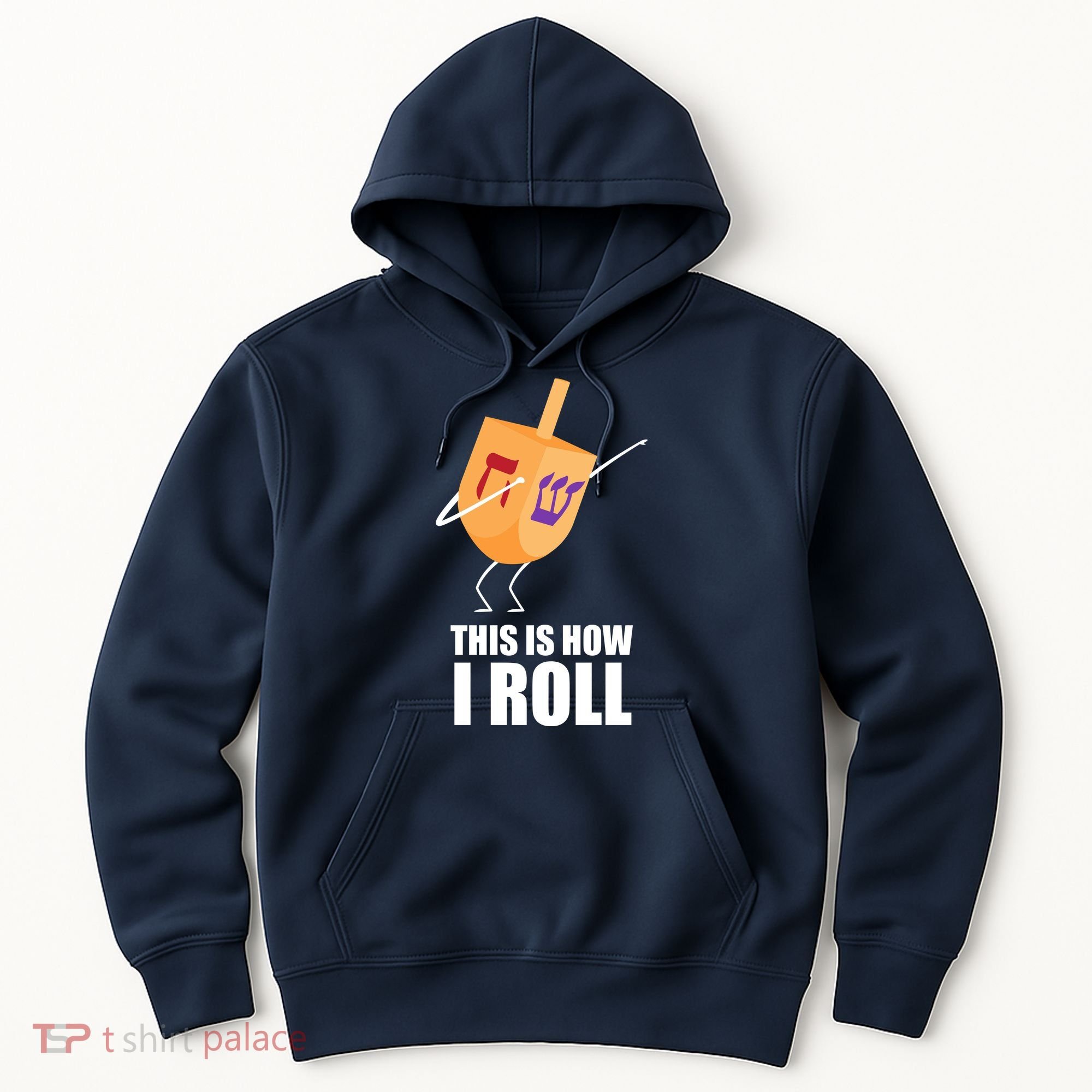 This is How I Roll Dreidel Dabbing Chanukah Hoodie