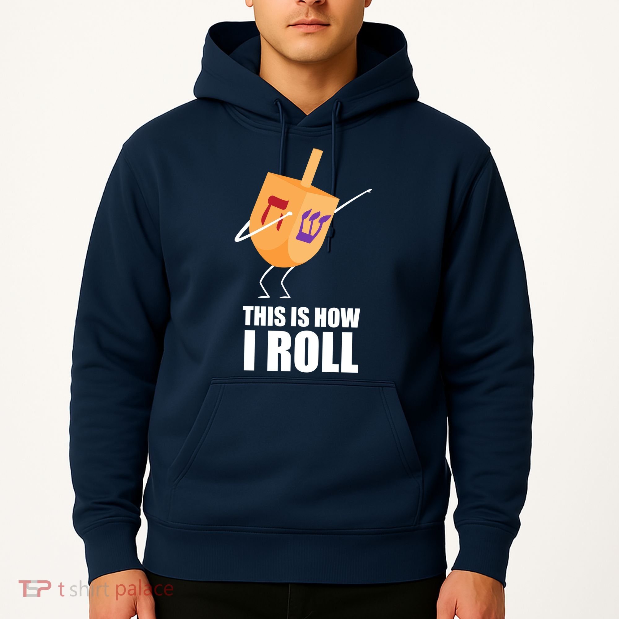 This is How I Roll Dreidel Dabbing Chanukah Hoodie