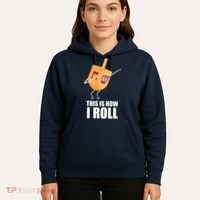 This is How I Roll Dreidel Dabbing Chanukah Hoodie thumb 5