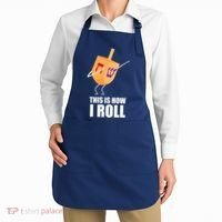 This is How I Roll Dreidel Dabbing Chanukah Apron thumb 2