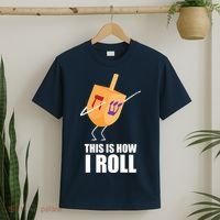 This is How I Roll Dreidel Dabbing Chanukah T-Shirt thumb 2