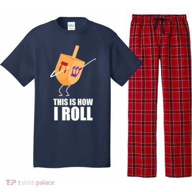 This is How I Roll Dreidel Dabbing Chanukah Pajama Set