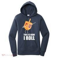 This is How I Roll Dreidel Dabbing Chanukah Women's Hoodie thumb 0