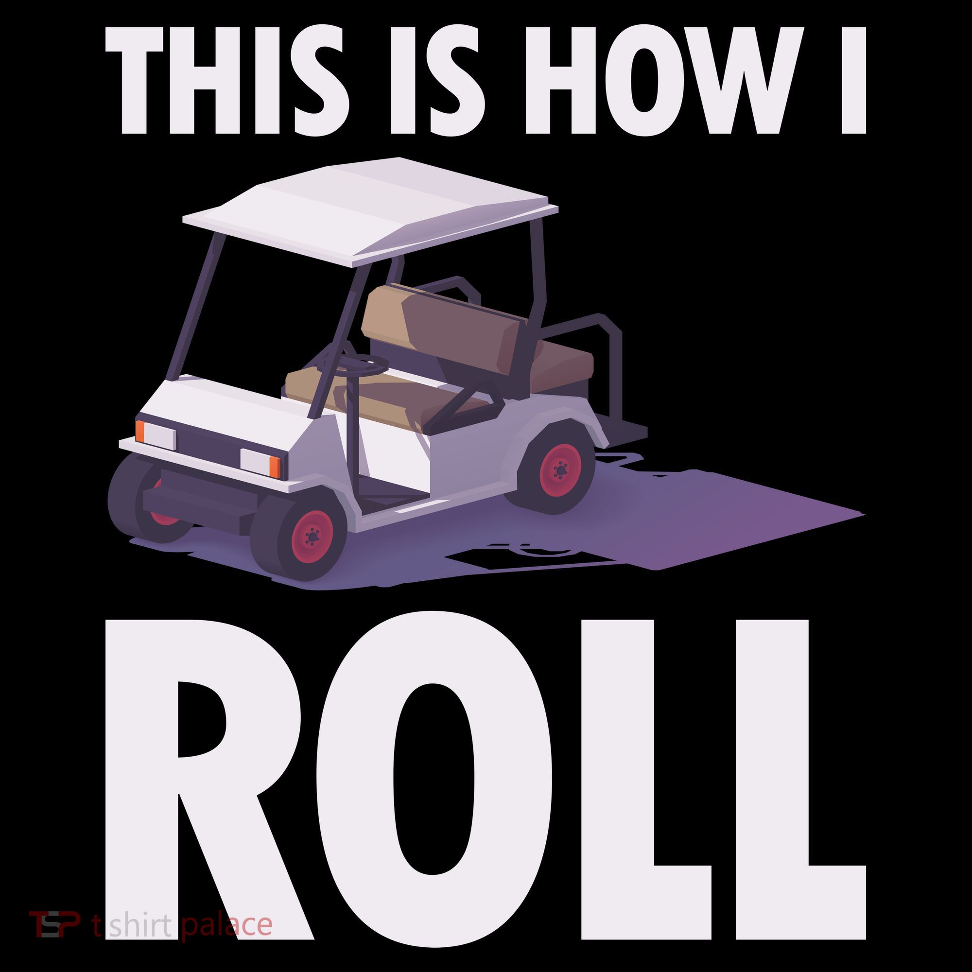 This Is How I Roll Golf Cart Women's Hoodie