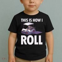 This Is How I Roll Golf Cart Toddler T-Shirt thumb 2