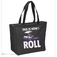 This Is How I Roll Golf Cart Tote Bag thumb 2