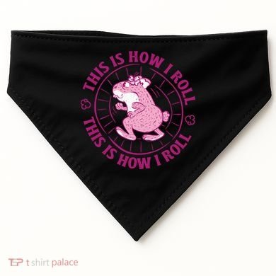This Is How I Roll Hamster USA-Made Doggie Bandana