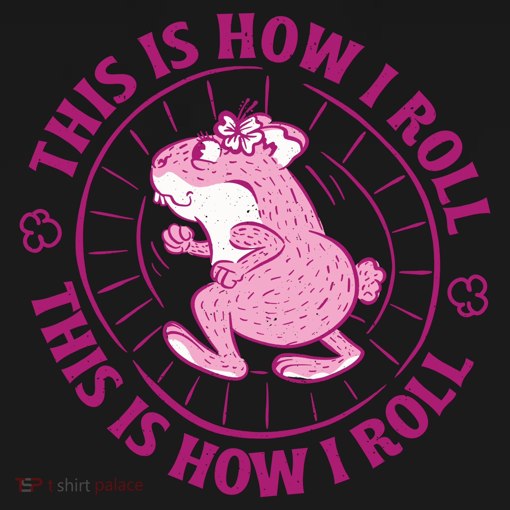 This Is How I Roll Hamster USA-Made Doggie Bandana