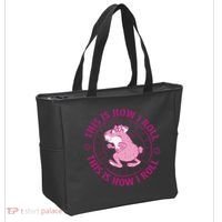 This Is How I Roll Hamster Tote Bag thumb 2