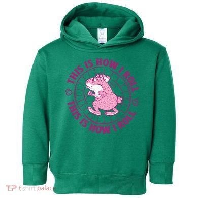 This Is How I Roll Hamster Toddler Hoodie