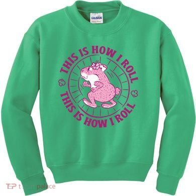 This Is How I Roll Hamster Kids Sweatshirt