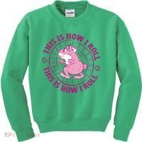 This Is How I Roll Hamster Kids Sweatshirt thumb 0