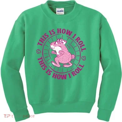 This Is How I Roll Hamster Kids Sweatshirt