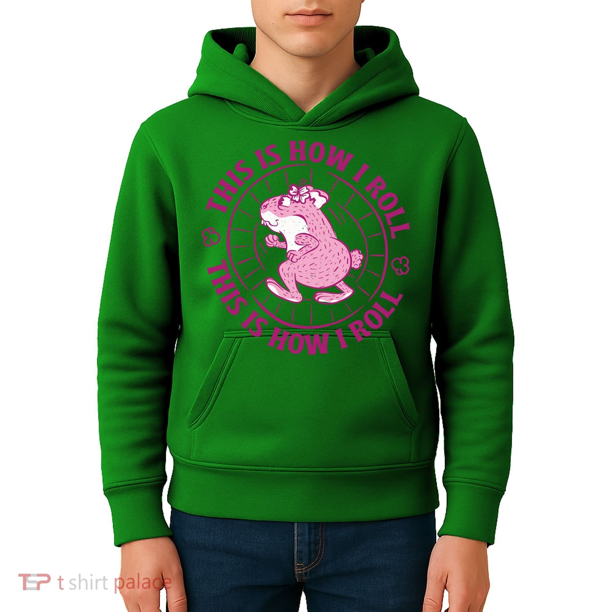 This Is How I Roll Hamster Kids Hoodie
